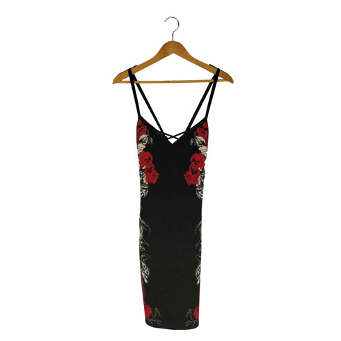 ゲス GUESS 花柄 ニット キャミワンピース レディース EUR:38